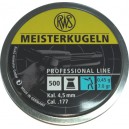 Пули RWS Meisterkugeln professional 0,45g./500шт. кал.4,5мм