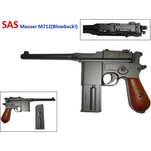 Пистолет SAS Mauser M712 Blowback! кал. 4.5мм.